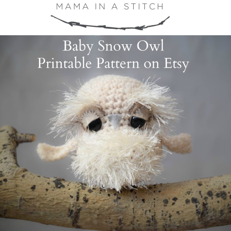 Mama In A Stitch (Baby Snow Owl)