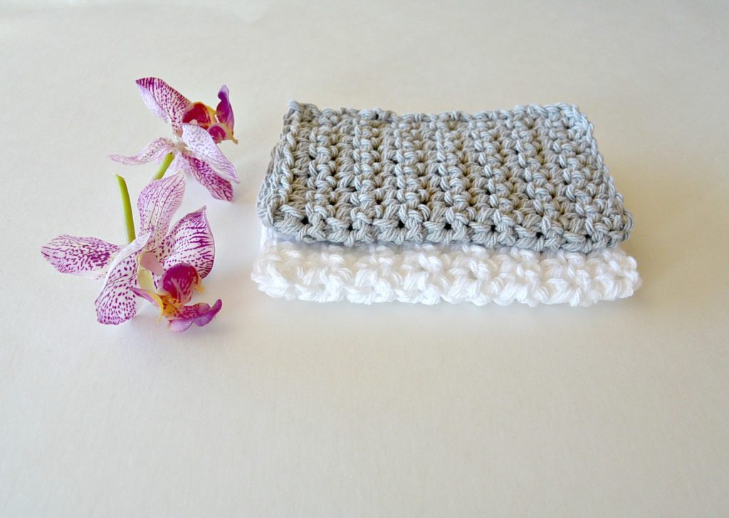 Easy Beginner Crocheted Washcloth Pattern 
