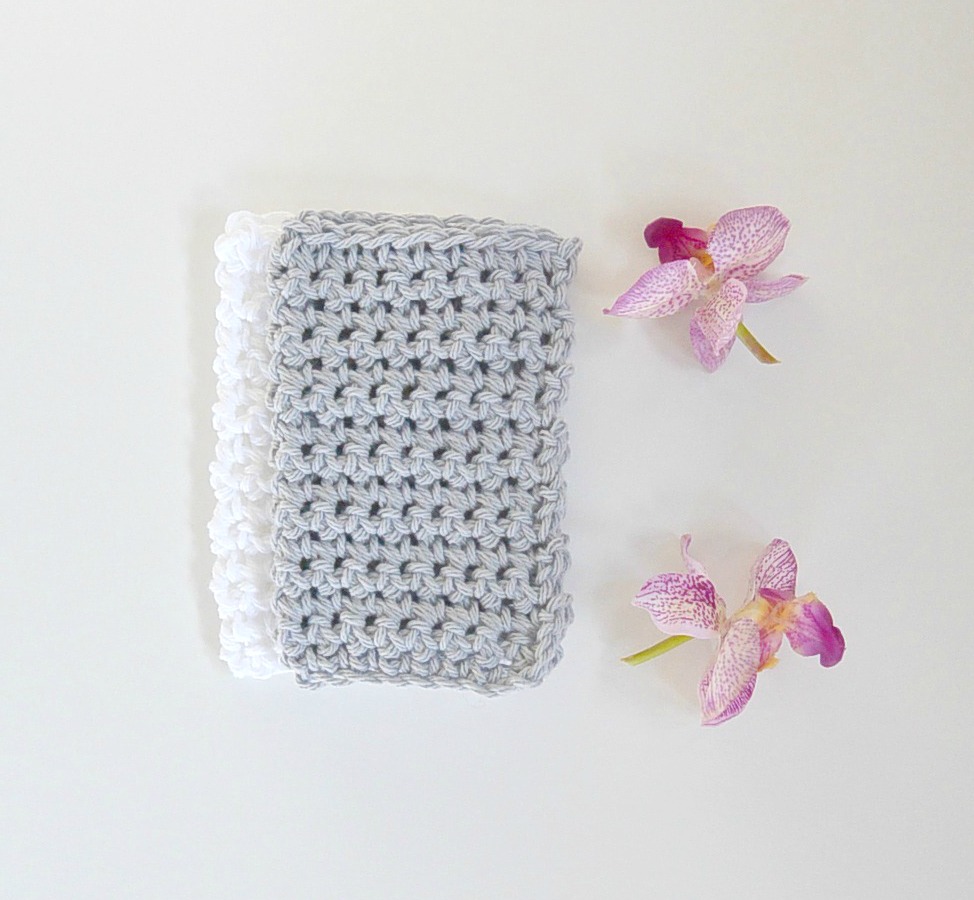 Easiest Beginner Crochet Washcloths