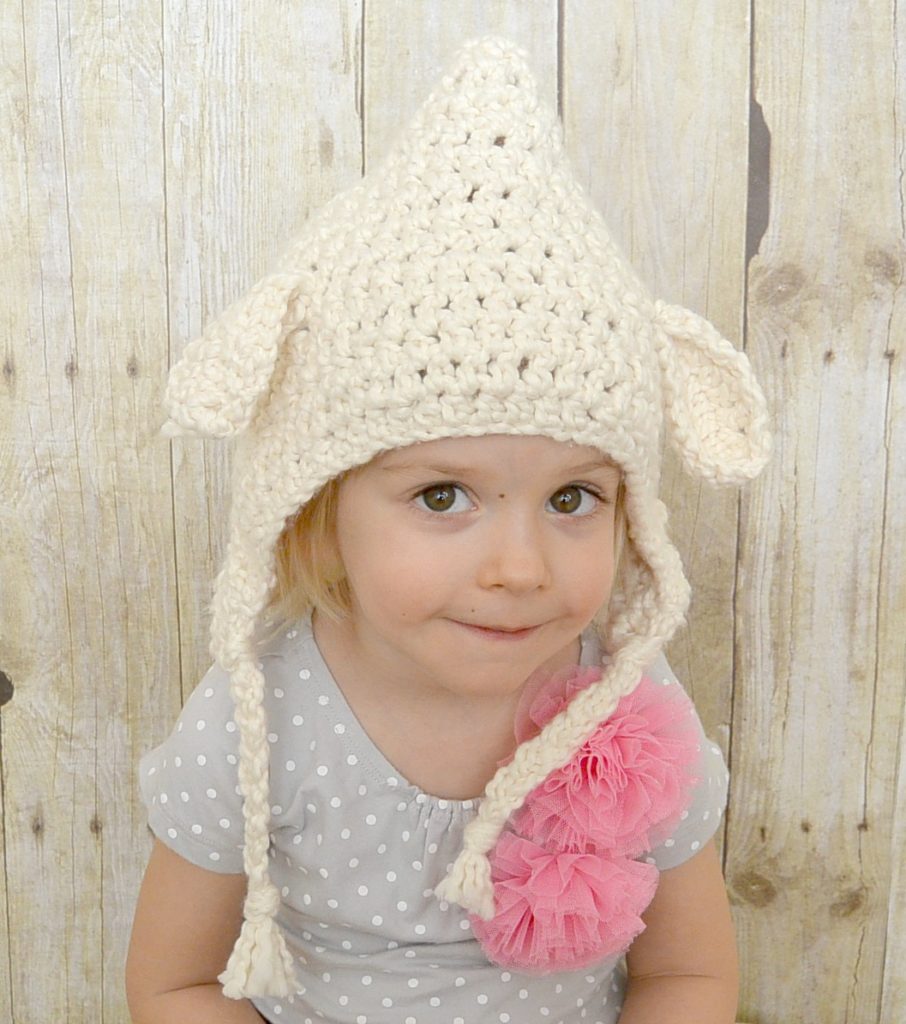 Little Lamb Easy Crochet Hat Mama In A Stitch