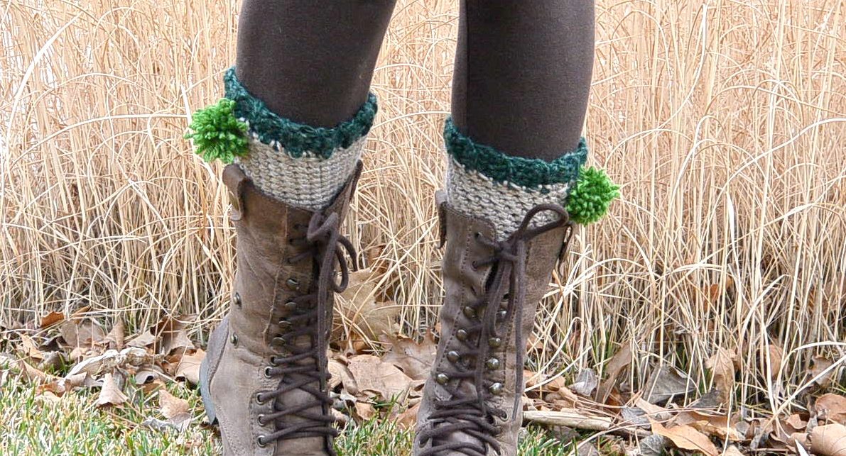 crochet boots