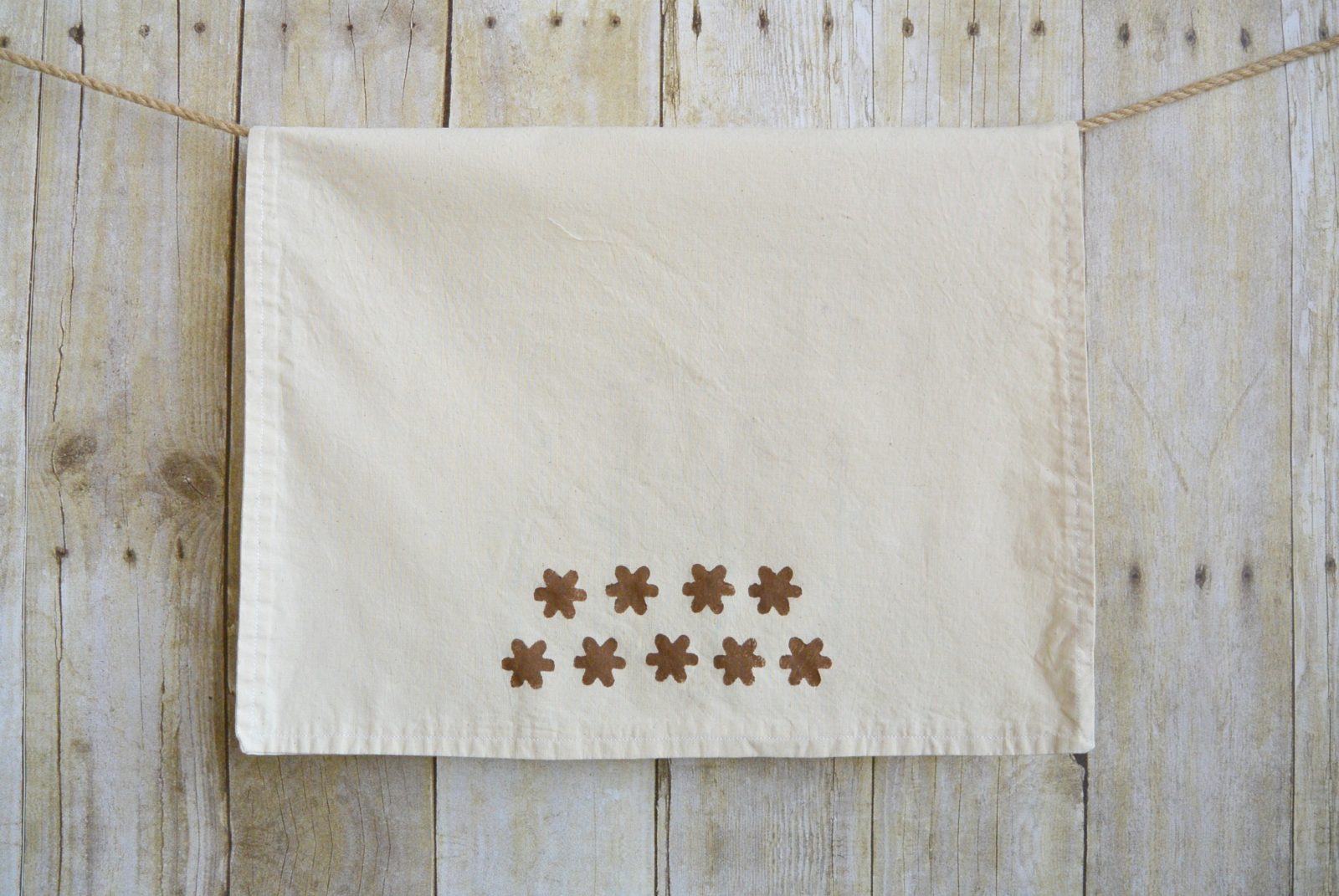 Dish Towel West Highland Terrier Tea Towel in Black Kitchen Towel Hand Printed Flour Sack Tea Towel Westie