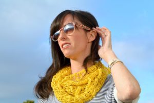 Easy Lacy Crochet Scarf