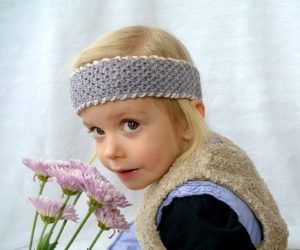 Easy Seed Stitch Headband