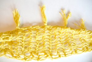 Fringed Beginner Infinity Scarf