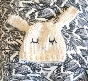 Wool Knit Rabbit Hat