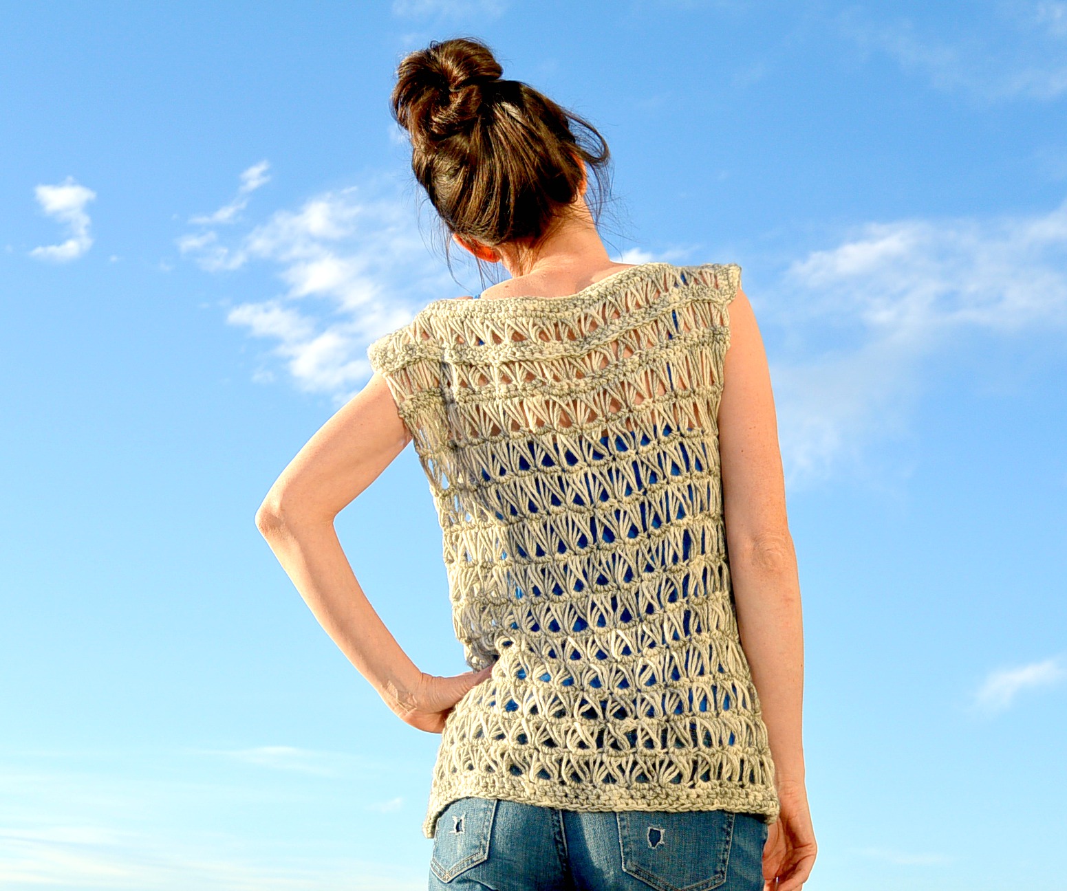 Broomstick Lace Crochet Top – Mama In A Stitch