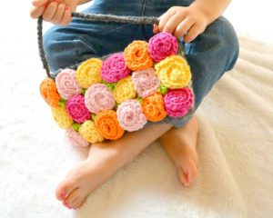 Rose Crochet Purse