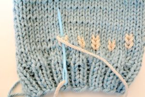 Stitching Above Last Duplicate Stitch