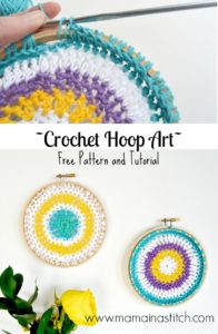 Crochet Hoop Art