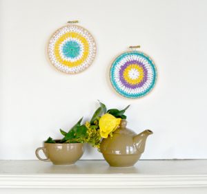 Easy Crochet Mandala Pattern for Wall