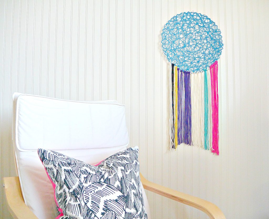 Easiest Ever Dream Catcher Yarn Wall Hanging Mama In A Stitch