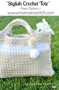 Stylish Crochet Tote Free Pattern