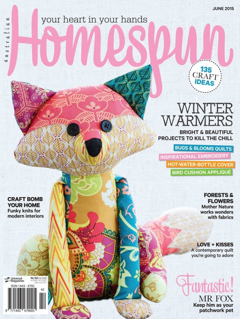 My Project's in Homespun Magazine! Mama In A Stitch