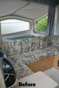 Camper before remodel