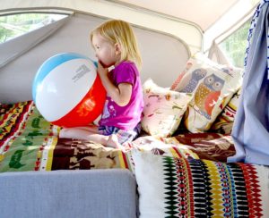 Pop up camper beds