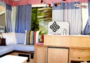 Pop up camper interior