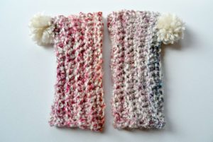 Beginner crochet leg warmers