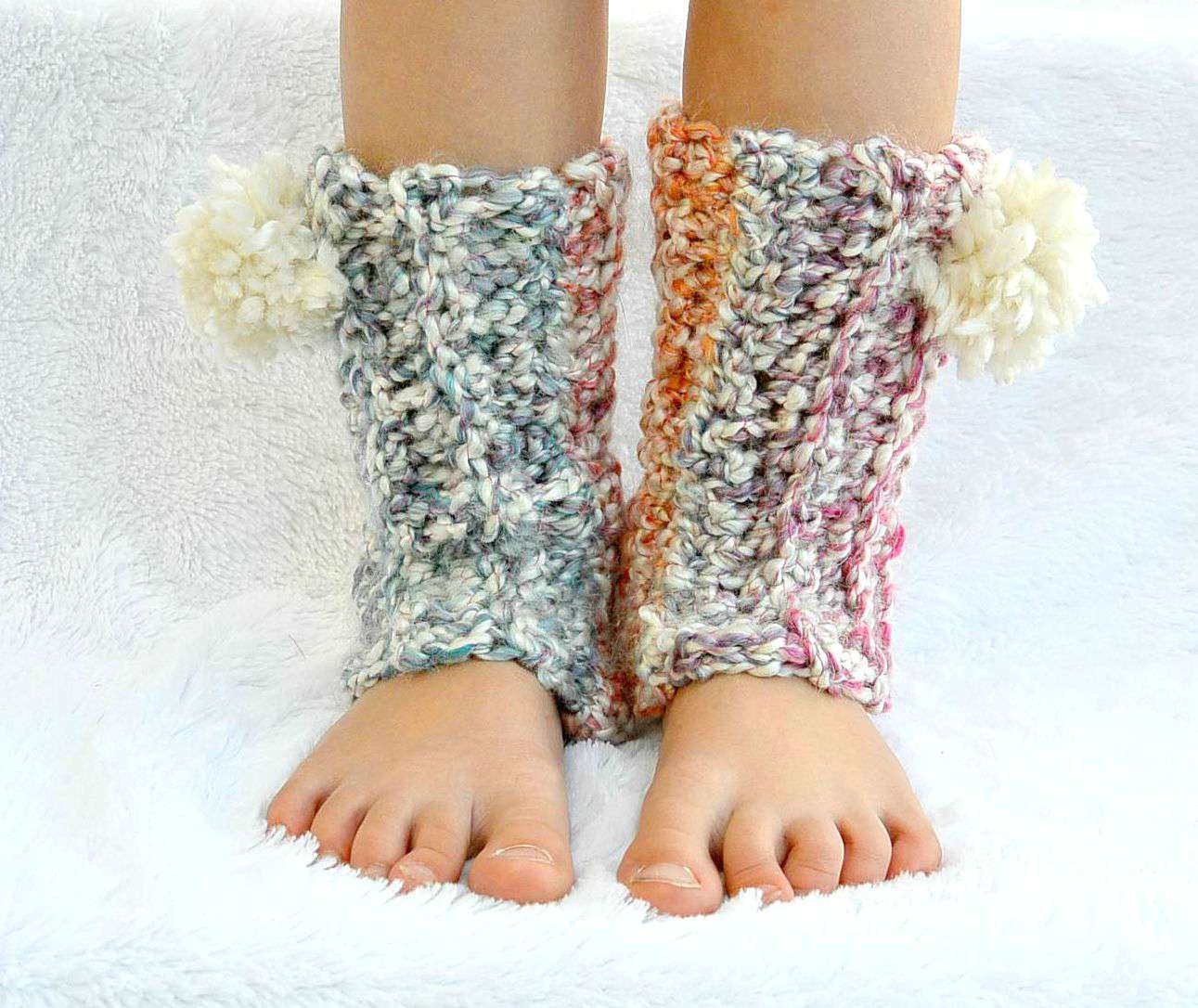 Snow Flurry Leg Warmers – Beginner Crochet Pattern – ANY SIZE
