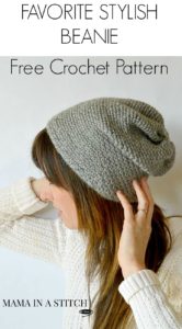 Favorite Free Crochet Slouch Hat Knit