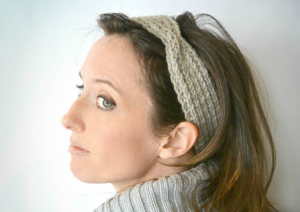Fisherman Stitch Knit Headband