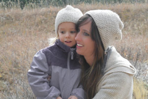 Mommy and Me Knit Hat Pattern Pic