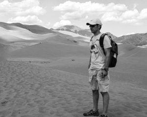 My Husband At Sand Dunes Colorado