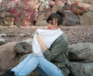 Powdered Sugar Crochet Cowl Pattern