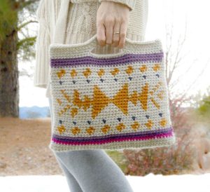 Southwest Tribal Tapestry Crochet Bag Pattern