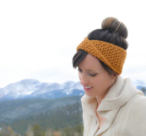 Faux Bow Easy Crochet Headband Pattern Mama In A Stitch