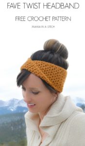 Fave Twist Crochet Headband Free Pattern