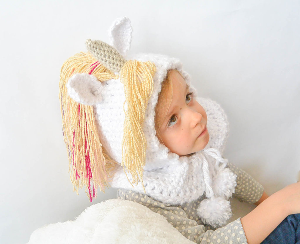 Crochet Unicorn Hat