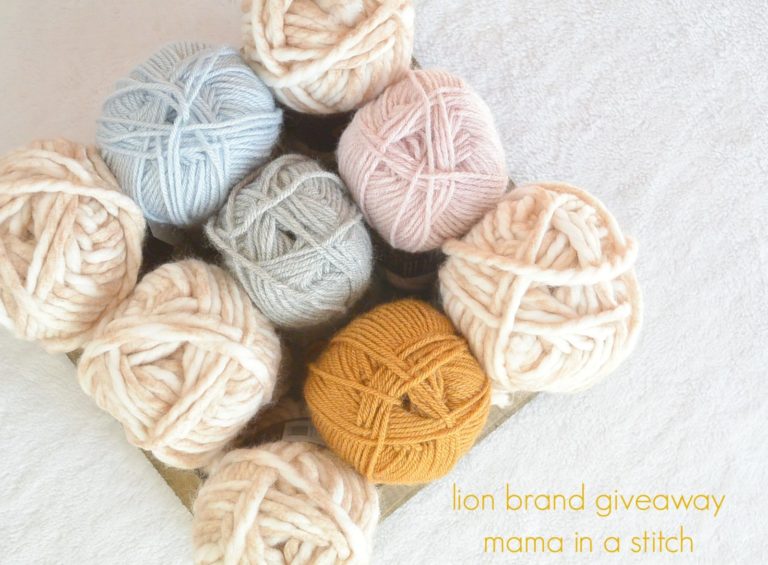 My First Ever Giveaway – Comfy Cozy Lion Brand Big Yarn Giveaway