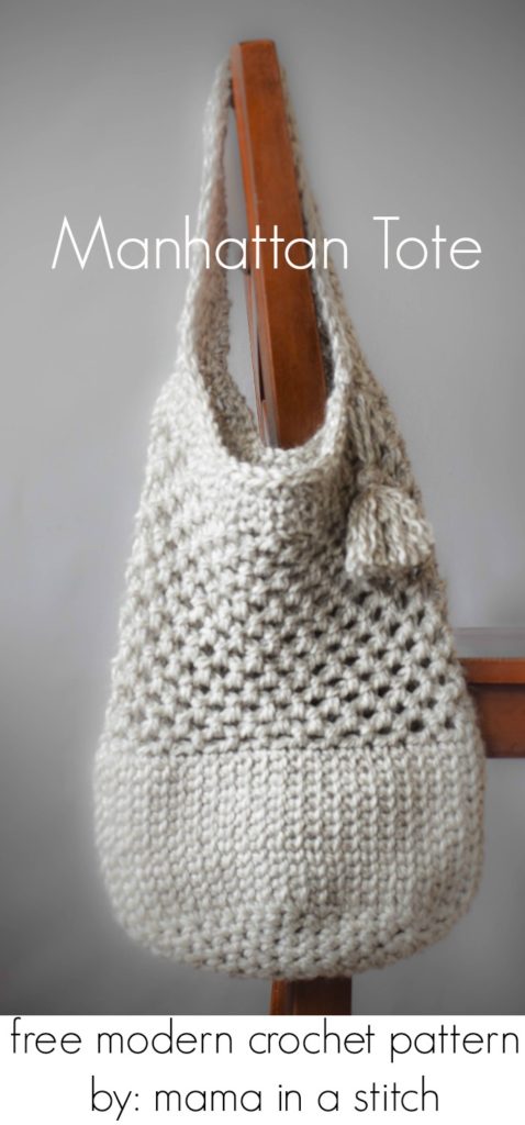 Modern Crochet Market Tote Free Pattern