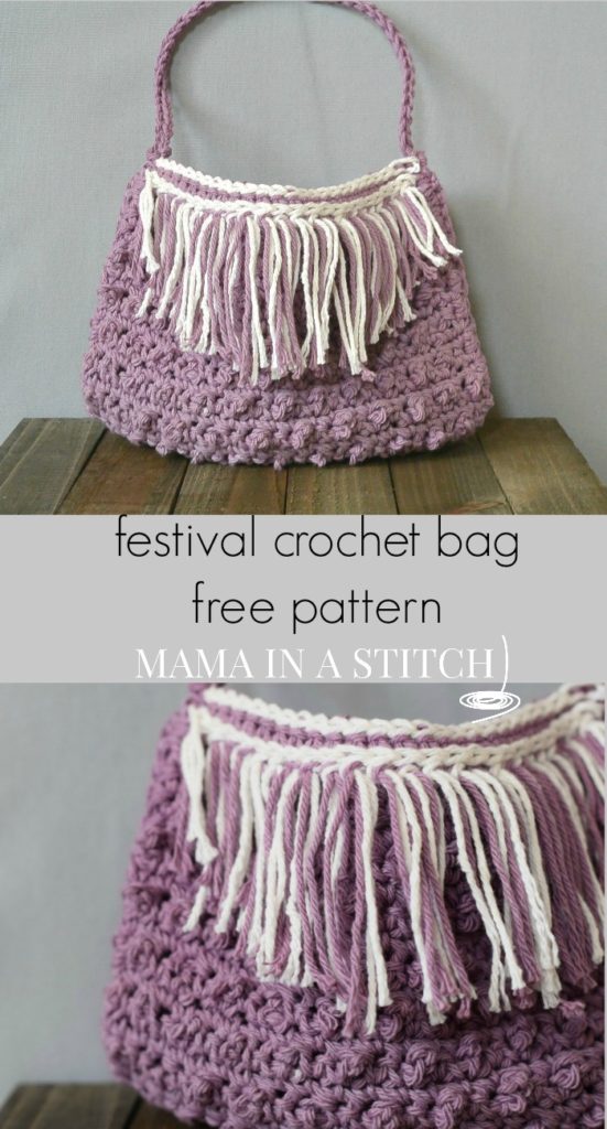 Fringed Bag Free Pattern Crochet