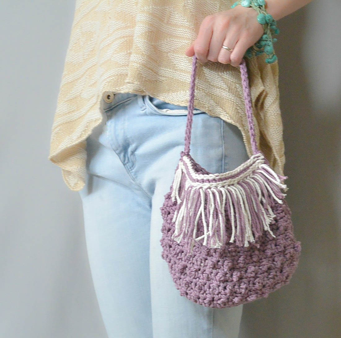 Festival Fringed Crochet Purse Pattern