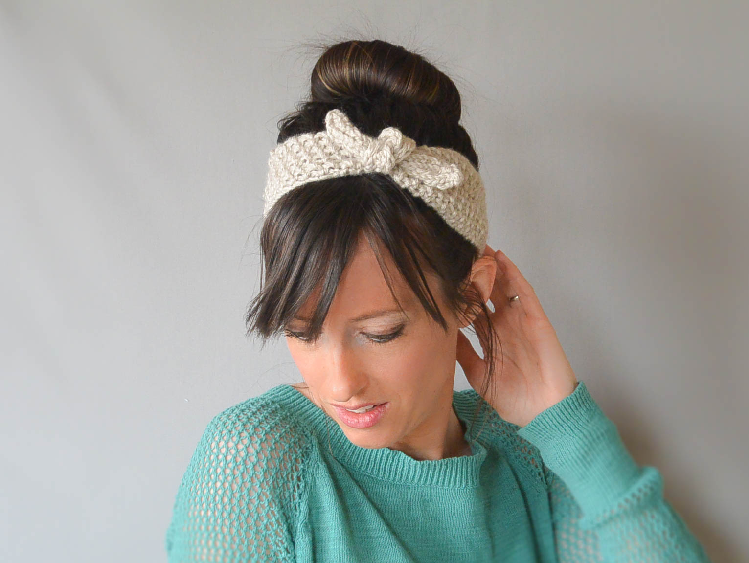 Vintage Knit Tie Headband Pattern Mama In A Stitch