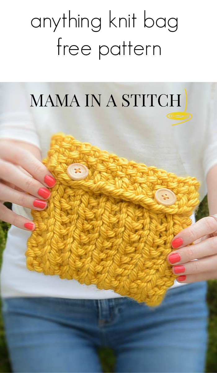 Anything Knit Pouch - Mama In A Stitch