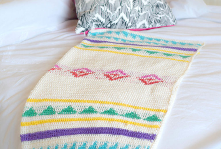 Modern Camp Crochet Blanket Pattern