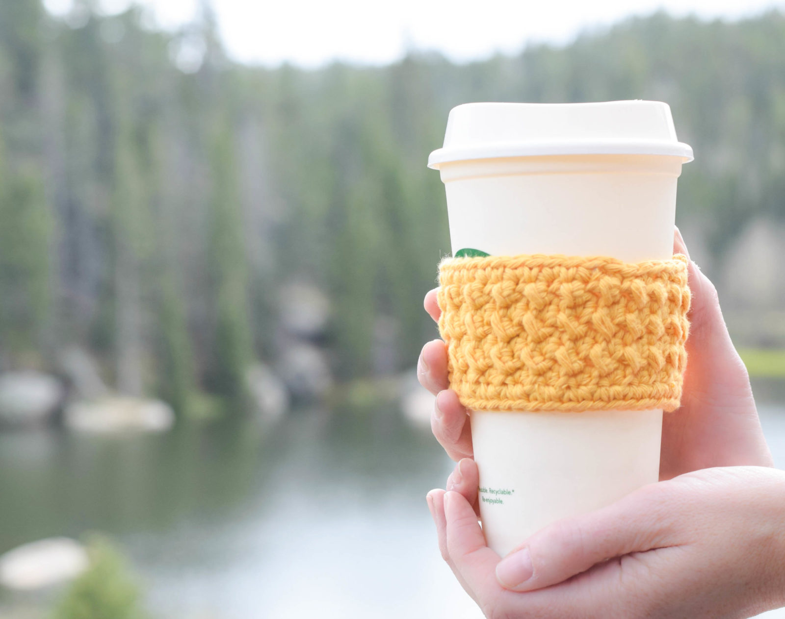 Happiest Starbucks Coffee Cup Cozy