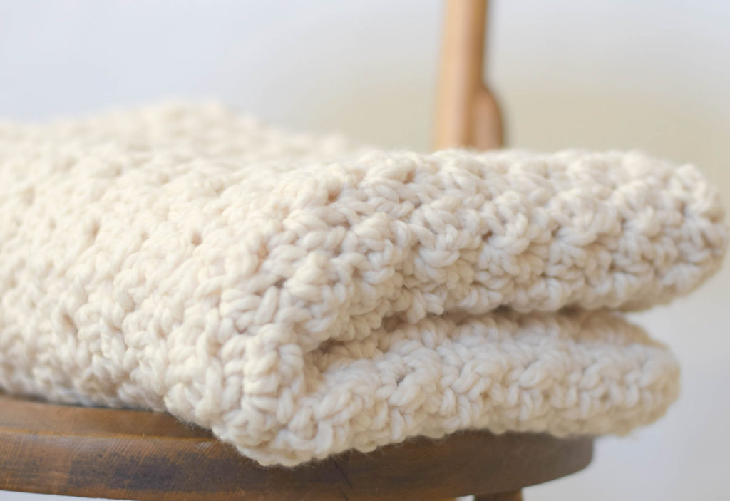 Chunky Crochet Blanket Free Pattern