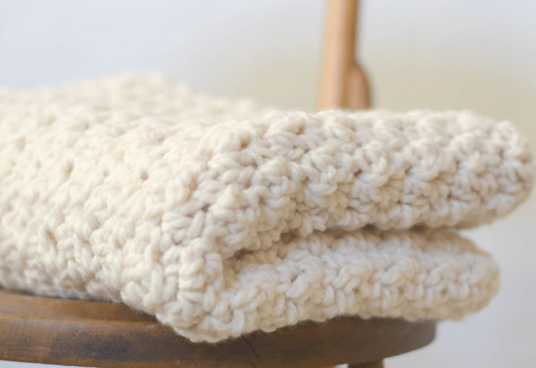 Knit & Crochet Blanket Sizing Guide