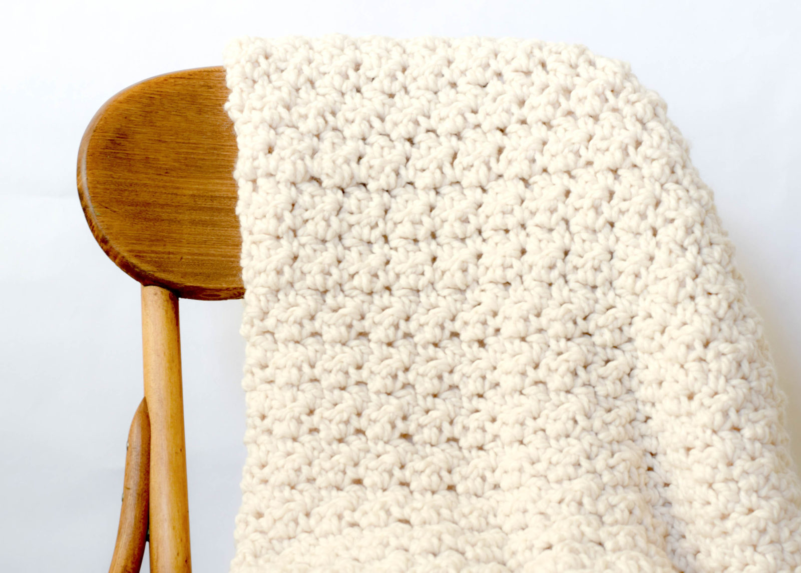 EASIEST Crochet Chenille Blanket! — Hooked by Robin