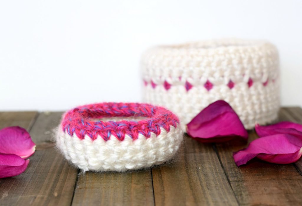 Jewelry Catchers Crochet Baskets