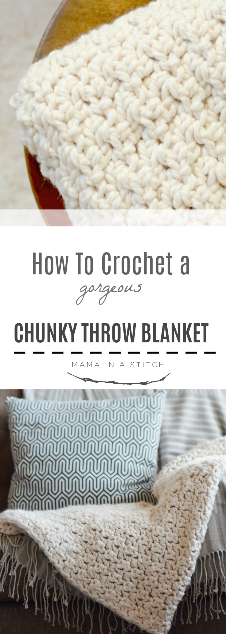 Chunky Icelandic Crochet Blanket Pattern