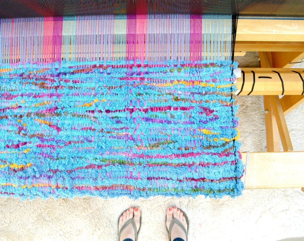 How to weave - large loom