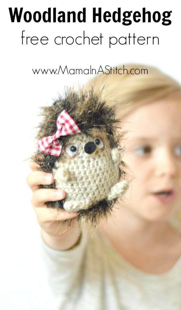 Woodland Animal Free Crochet Pattern Hedgehog