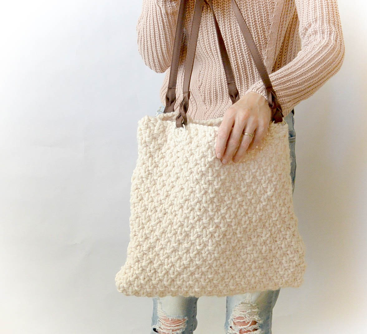 【いいたしま】 LOPE u0026 KNIT SHOULDER BAG 202B ショルダーバッグ はブラウン