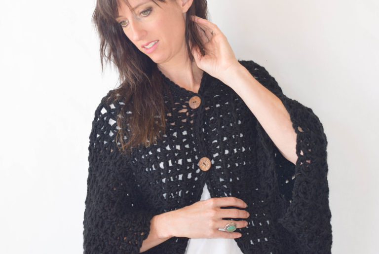 Easy Blanket Sweater Crochet Pattern Mama In A Stitch