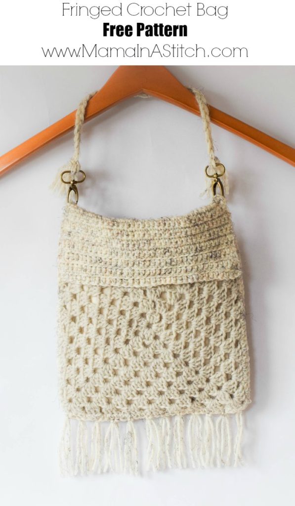 Free Crochet Pattern Modern Boho Bag